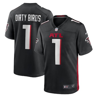 Youth Nike Atlanta Falcons #1 Dirty Birds Black Vapor Untouchable Authentic Stitched NFL Jersey