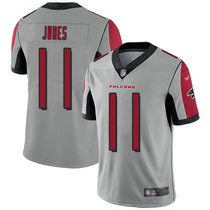 Youth Nike Atlanta Falcons #11 Julio Jones Grey Inverted Legend Vapor Untouchable Authentic Stitched NFL jersey