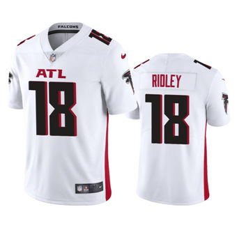 Youth Nike Atlanta Falcons #18 Calvin Ridley White Game Authentic Stitched NFL Jersey