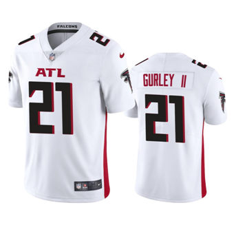 Youth Nike Atlanta Falcons #21 Todd Gurley II White Game Authentic Stitched NFL Jersey