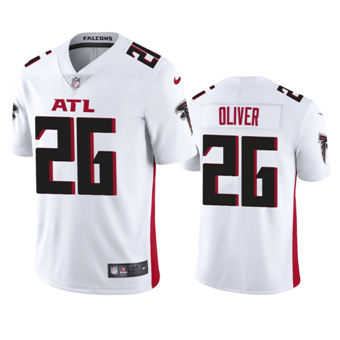 Youth Nike Atlanta Falcons #26 Isaiah Oliver White Game Authentic Stitched NFL Jersey