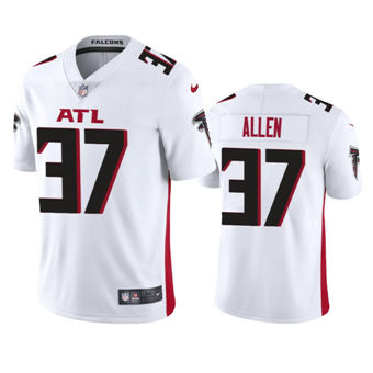 Youth Nike Atlanta Falcons #37 Ricardo Allen White Game Authentic Stitched NFL Jersey