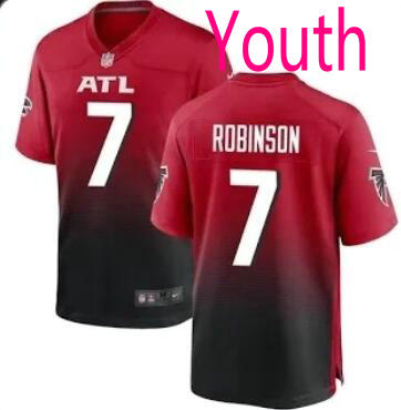 Youth Nike Atlanta Falcons #7 Bijan Robinson Red Vapor Untouchable Authentic Stitched NFL Jerseys