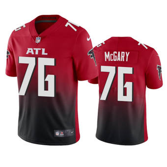 Youth Nike Atlanta Falcons #76 Kaleb McGary Red Game Authentic Stitched NFL Jersey