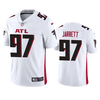 Youth Nike Atlanta Falcons #97 Grady Jarrett White Game Authentic Stitched NFL Jersey