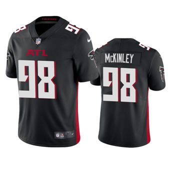 Youth Nike Atlanta Falcons #98 Takkarist McKinley Black Game Authentic Stitched NFL Jersey