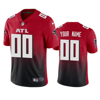 Youth Nike Atlanta Falcons Customized Red Vapor Untouchable Authentic Stitched NFL Jerseys