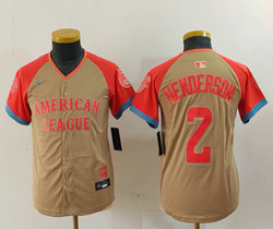 Youth Nike Baltimore Orioles #2 Gunnar Henderson 2024 All Star Authentic Stitched MLB Jersey