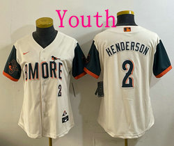 Youth Nike Baltimore Orioles #2 Gunnar Henderson Natural 2026 City MLB Jersey