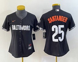 Youth Nike Baltimore Orioles Blank Black City Authentic Stitched MLB Jersey
