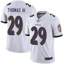 Youth Nike Baltimore Ravens #29 Earl Thomas III White Vapor Untouchable Authentic Stitched NFL Jersey