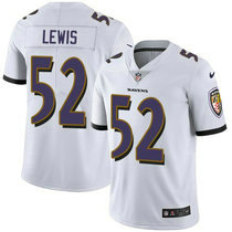 Youth Nike Baltimore Ravens #52 Ray Lewis White Vapor Untouchable Limited Authentic Stitched NFL Jersey