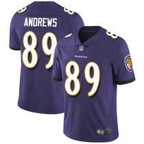 Youth Nike Baltimore Ravens #89 Mark Andrews Purple Vapor Untouchable Authentic Stitched NFL Jersey