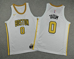 Youth Nike Boston Celtics #0 Jayson Tatum White 2026 City Jersey
