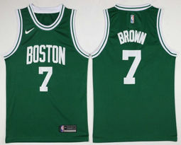 Youth Nike Boston Celtics #7 Jaylen Brown Green Authentic Stitched NBA jersey