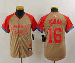 Youth Nike Boston Red Sox #16 Jarren Duran 2024 All Star MLB Jersey