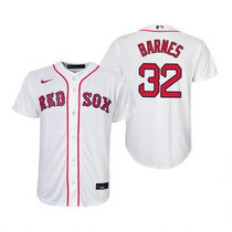 Youth Nike Boston Red Sox #32 Matt Barnes White Authentic stitched MLB jersey