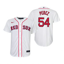 Youth Nike Boston Red Sox #54 Martin Perez White Authentic stitched MLB jersey