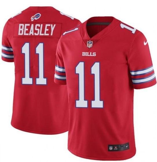 Youth Nike Buffalo Bills #11 Cole Beasley Red Authentic Stitched NFL Jersey