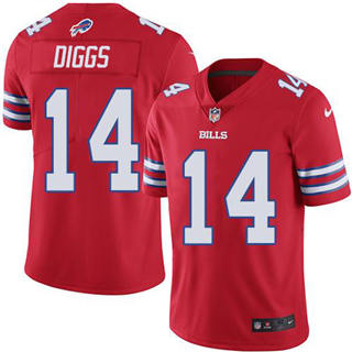 Youth Nike Buffalo Bills #14 Stefon Diggs Red Vapor Untouchable Authentic Stitched NFL Jersey