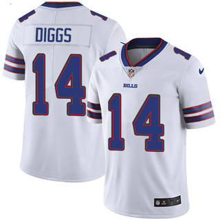 Youth Nike Buffalo Bills #14 Stefon Diggs White Rush Authentic Stitched NFL Jersey