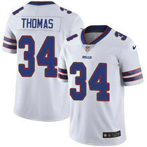 Youth Nike Buffalo Bills #34 Thurman Thomas White Vapor Untouchable Limited Authentic stitched NFL jerseys