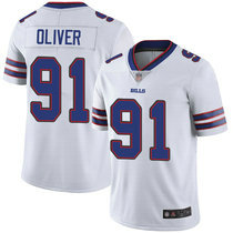 Youth Nike Buffalo Bills #91 Ed Oliver White Vapor Untouchable Limited Authentic Stitched NFL Jersey