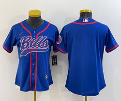 Youth Nike Buffalo Bills Blue Joint Authentic Stitched baseball jersey