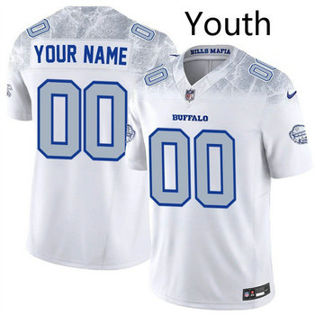 Youth Nike Buffalo Bills Custom Black Rivalries Authentic stitched NFL jersey