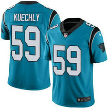 Youth Nike Carolina Panthers #59 Luke Kuechly Blue Vapor Untouchable Limited Authentic Stitched NFL Jersey