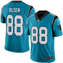 Youth Nike Carolina Panthers #88 Greg Olsen Blue Vapor Untouchable Limited Authentic Stitched NFL Jersey