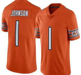 Youth Nike Chicago Bears #1 Jaylon Johnson Orange Authentic Stitched NFL Jersey