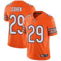 Youth Nike Chicago Bears #29 Tarik Cohen Orange Vapor Untouchable Limited Authentic stitched NFL jersey