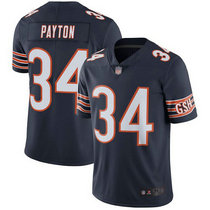 Youth Nike Chicago Bears #34 Walter Payton Navy Blue Vapor Untouchable Authentic stitched NFL jersey