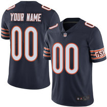 Youth Nike Chicago Bears Customized Blue Limited Vapor Untouchable Authentic Stitched NFL Jerseys