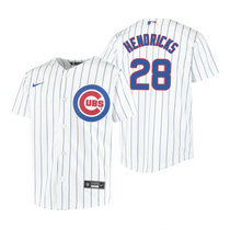 Youth Nike Chicago Cubs #28 Kyle Hendricks White Authentic Stitched MLB Jersey