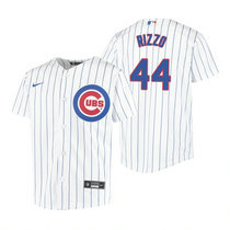 Youth Nike Chicago Cubs #44 Anthony Rizzo White Authentic Stitched MLB Jersey