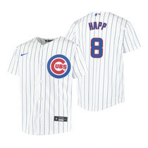 Youth Nike Chicago Cubs #8 Andre Dawson White Authentic Stitched MLB Jersey