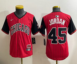 Youth Nike Chicago White Sox #45 Michael Jordan Red City MLB Jersey
