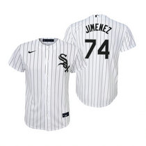 Youth Nike Chicago White Sox #74 Eloy Jimenez White Authentic Stitched MLB Jersey