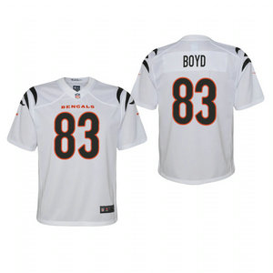 Youth Nike Cincinnati Bengals #83 Tyler Boyd White 2021 Vapor Untouchable Jersey