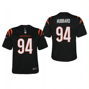 Youth Nike Cincinnati Bengals #94 Sam Hubbard Black 2021 Vapor Untouchable Jersey