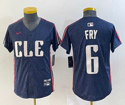 Youth Nike Cleveland Indians #6 David Fry 2024 City Authentic Stitched MLB Jersey