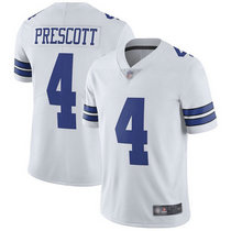 Youth Nike Dallas Cowboys #4 Dak Prescott White Vapor Untouchable Authentic Stitched NFL Jersey