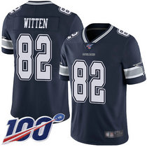 Youth Nike Dallas Cowboys #82 Jason Witten 100th Season Blue Vapor Untouchable Authentic Stitched NFL Jersey