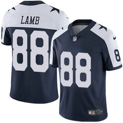 Youth Nike Dallas Cowboys #88 CeeDee Lamb Blue Thanksgiving Vapor Authentic Stitched NFL Jersey