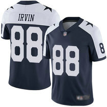 Youth Nike Dallas Cowboys #88 Michael Irvin Blue Thanksgiving Vapor Untouchable Authentic Stitched NFL Jersey
