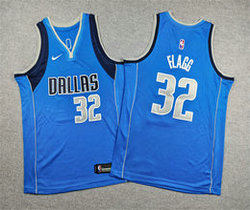 Youth Nike Dallas Mavericks #32 Cooper Flagg Blue Basketball Jersey