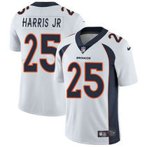 Youth Nike Denver Broncos #25 Chris Harris Jr White Vapor Untouchable Authentic Stitched NFL Jersey