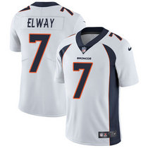 Youth Nike Denver Broncos #7 John Elway White Vapor Untouchable Authentic stitched NFL jersey